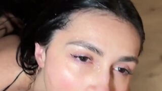 Caryn Beaumont sucking cock with piss and cum in mouth!!!