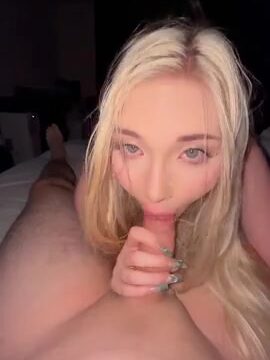 Angelicfuckdoll Blowjob Her Boyfriend And Swallows Sperm