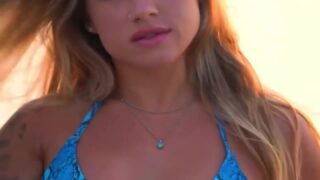 Caleigh Mackenzie Showing Off Sexy Body On The Beach