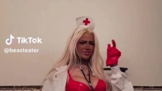 BeastEater – The Beautiful Nurse Shows Off Her Hot Body