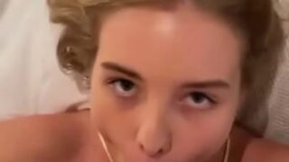 Peachypam Has Sex With Her Boyfriend And Swallows Sperm