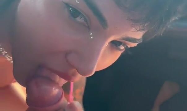 Marcela Lelly Onlyfans Sucking Her Boyfriend’s Cock In Car